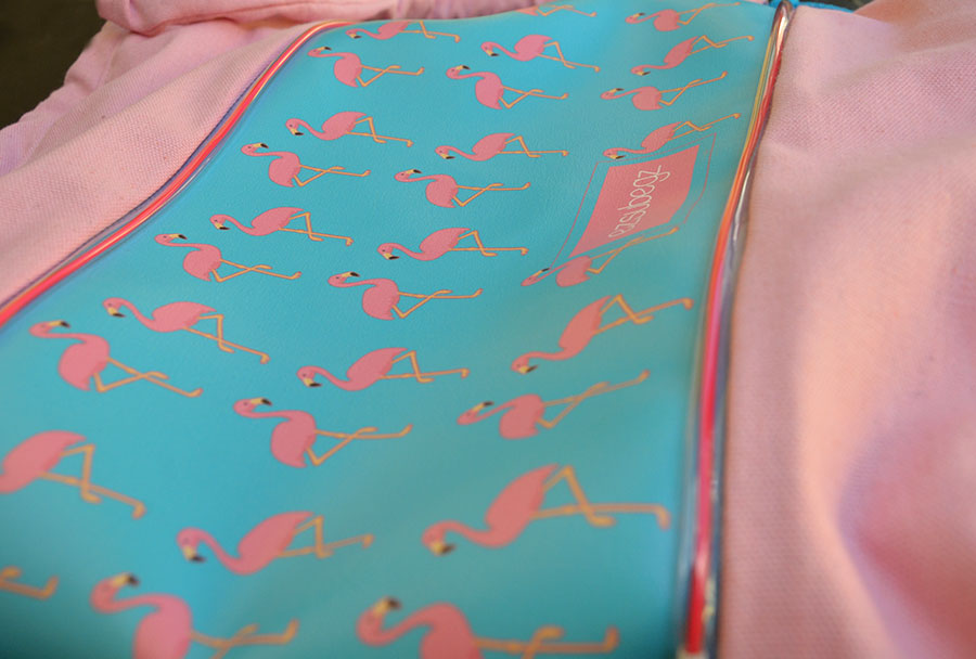 Flamingo fesztivál táska, tornazsák
